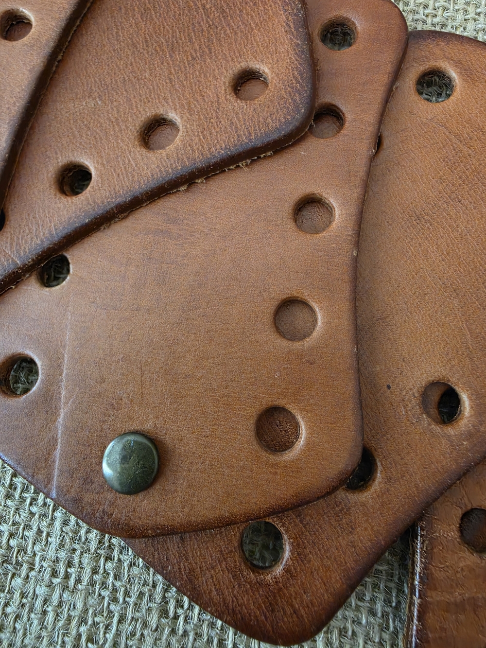 Gail Labelle Vintage Leather Belt 1970s–1990s - Picture 16 of 16